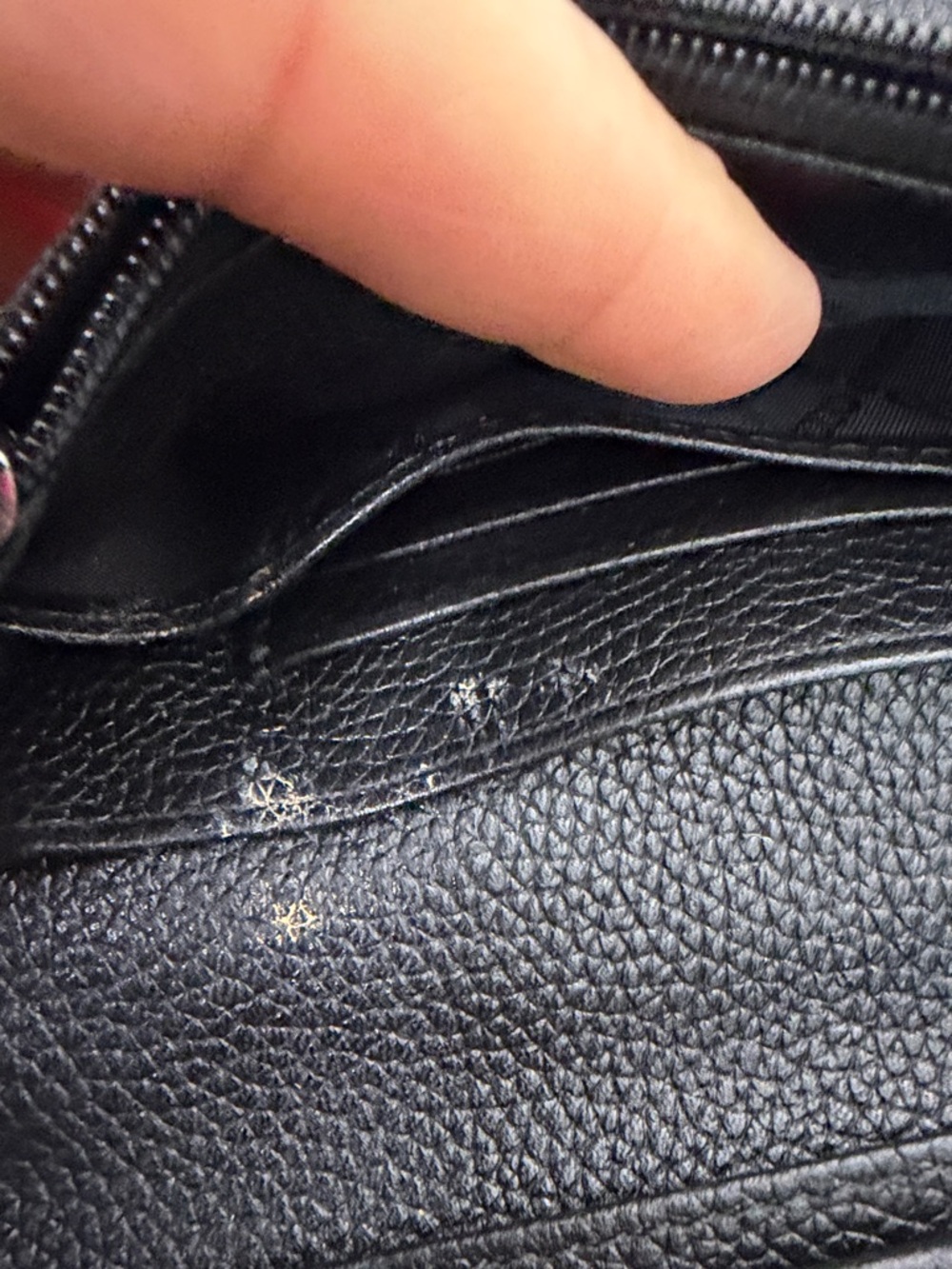 Michael Kors Black Pebbled Leather wallet Crossbody Bag - Picture 10 of 13
